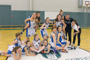 Mädchen Basketball Team Hagerhof